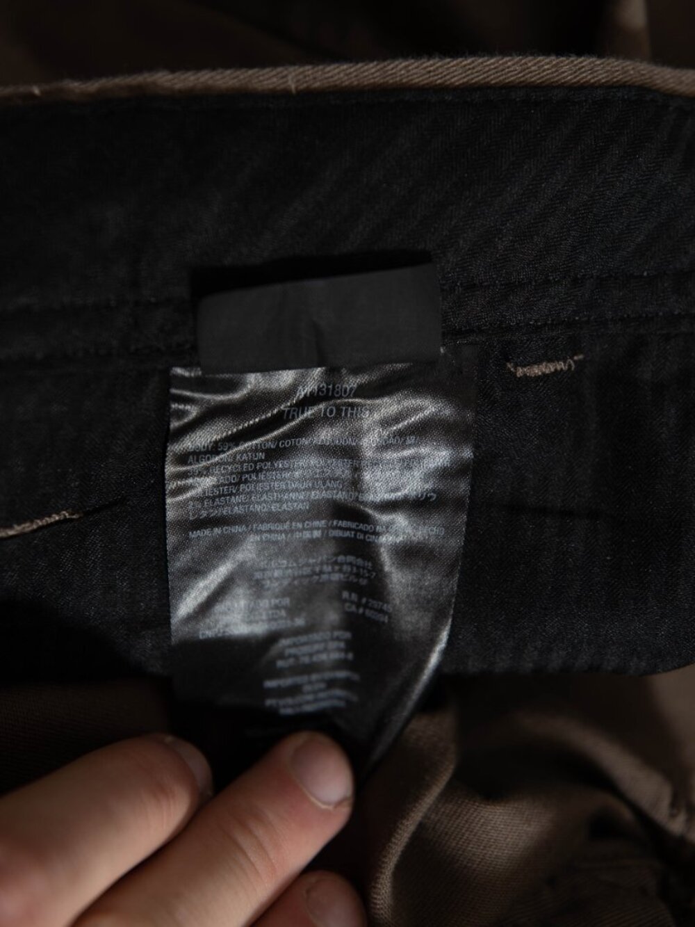 Volcom Frickin Modern Stretch Pant Mushroom Brown (34) - Picture 11 of 15